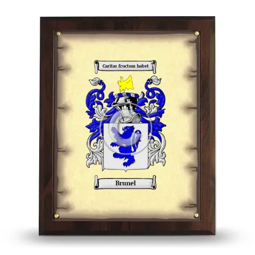 Brunel Coat of Arms Plaque
