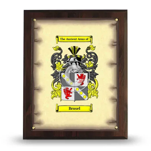 Brusel Coat of Arms Plaque