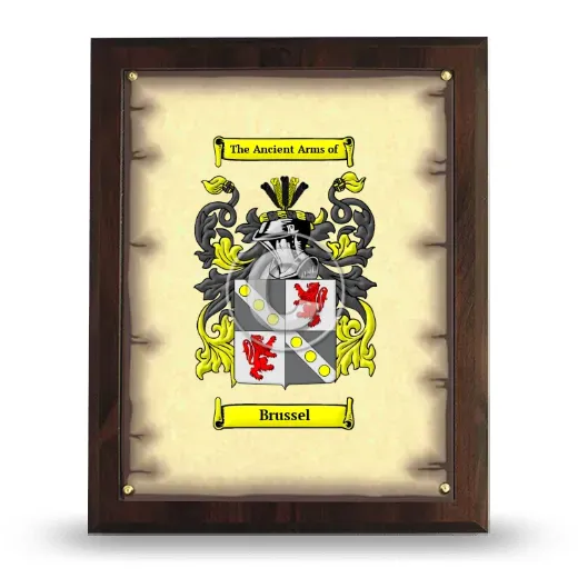 Brussel Coat of Arms Plaque