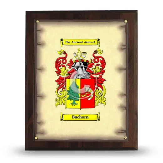 Buchorn Coat of Arms Plaque