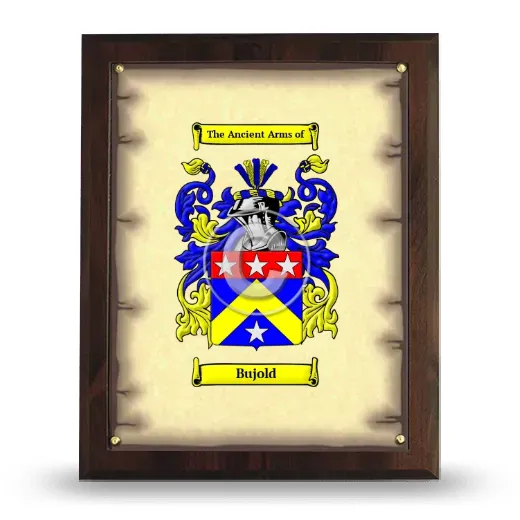 Bujold Coat of Arms Plaque