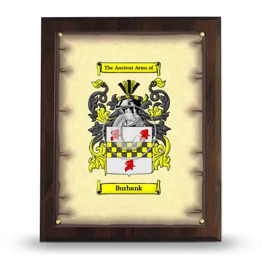 Burbank Coat of Arms Plaque