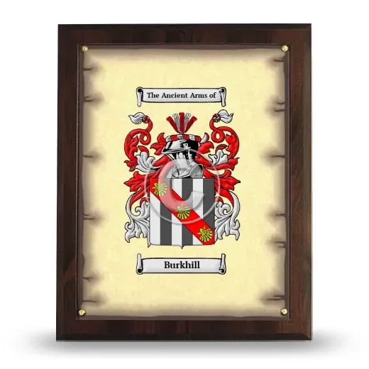 Burkhill Coat of Arms Plaque