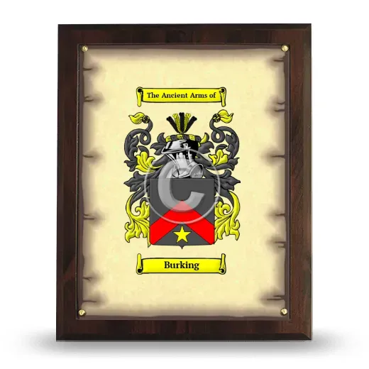 Burking Coat of Arms Plaque