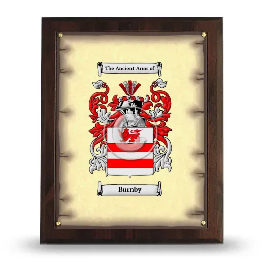 Burnby Coat of Arms Plaque
