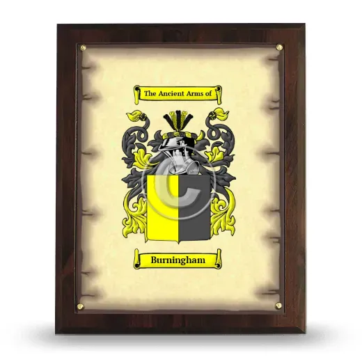 Burningham Coat of Arms Plaque