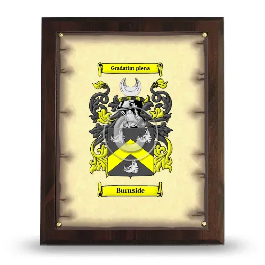 Burnside Coat of Arms Plaque