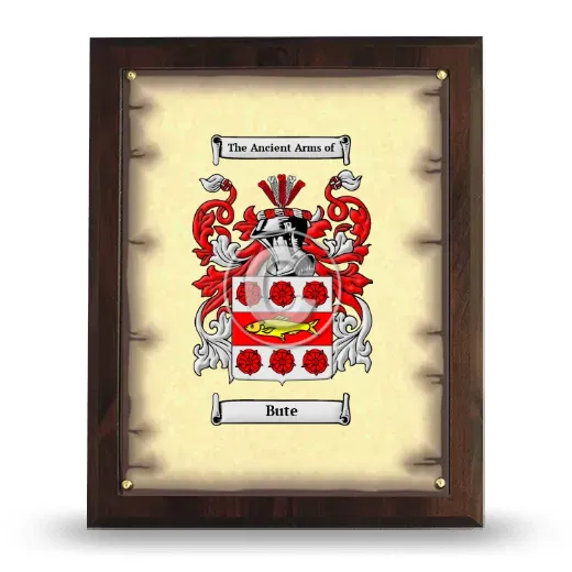 Bute Coat of Arms Plaque