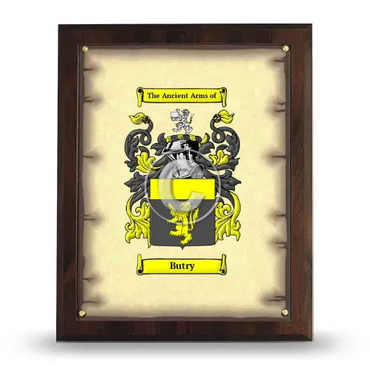 Butry Coat of Arms Plaque