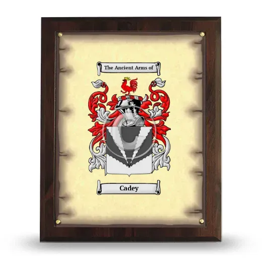 Cadey Coat of Arms Plaque