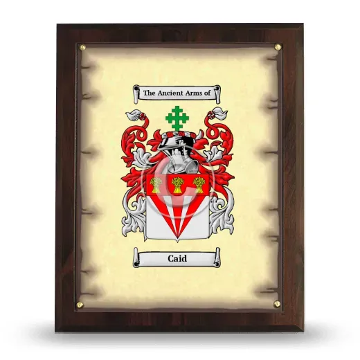 Caid Coat of Arms Plaque