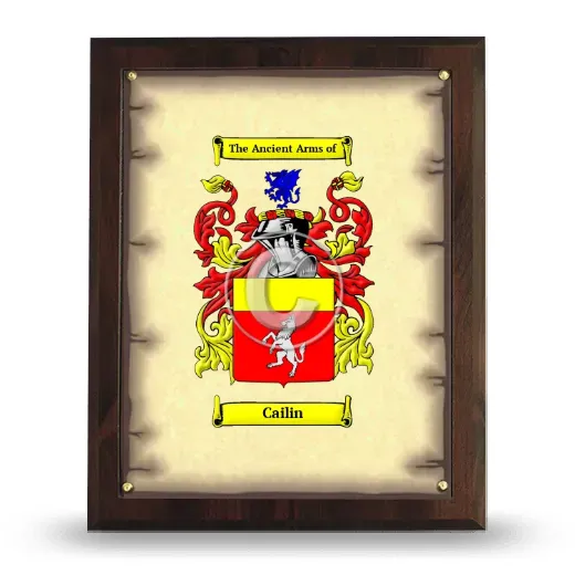 Cailin Coat of Arms Plaque
