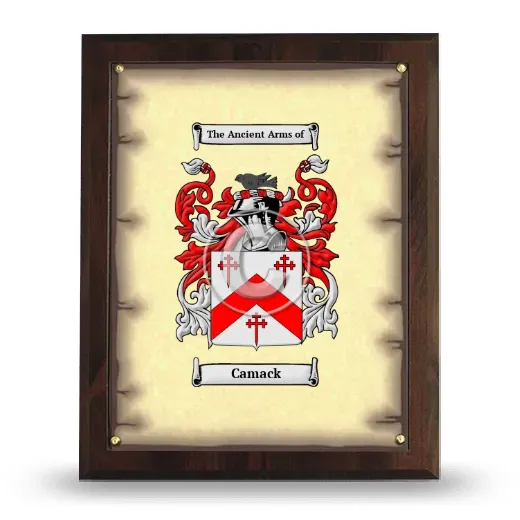 Camack Coat of Arms Plaque