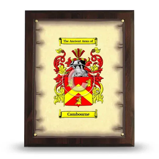 Cambourne Coat of Arms Plaque