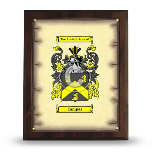 Campes Coat of Arms Plaque