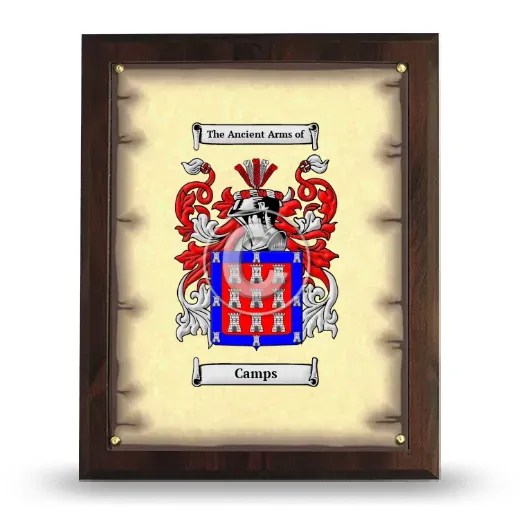 Camps Coat of Arms Plaque
