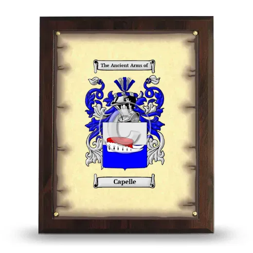 Capelle Coat of Arms Plaque