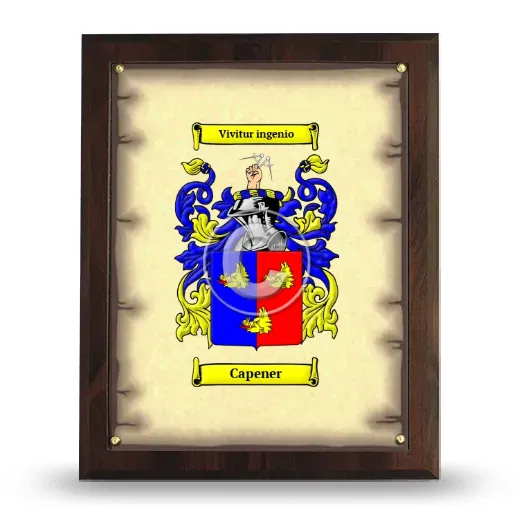 Capener Coat of Arms Plaque