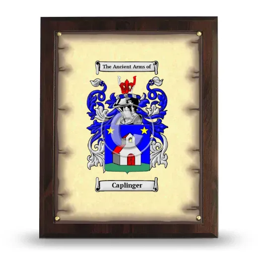 Caplinger Coat of Arms Plaque