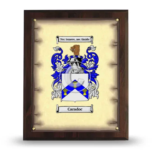 Caradoc Coat of Arms Plaque