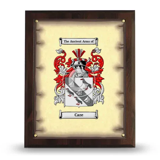 Care Coat of Arms Plaque