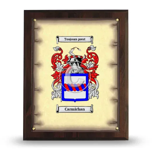 Carmichan Coat of Arms Plaque