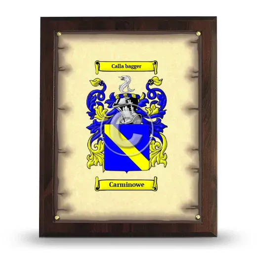 Carminowe Coat of Arms Plaque