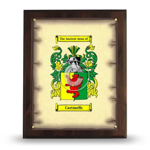 Cartmells Coat of Arms Plaque