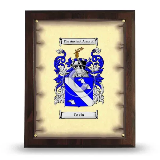 Casia Coat of Arms Plaque