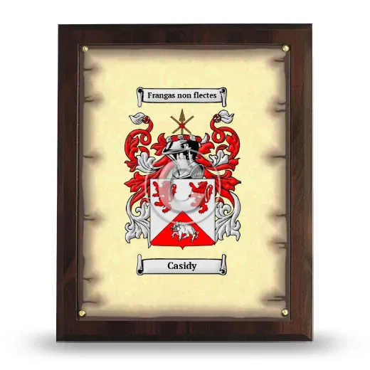 Casidy Coat of Arms Plaque