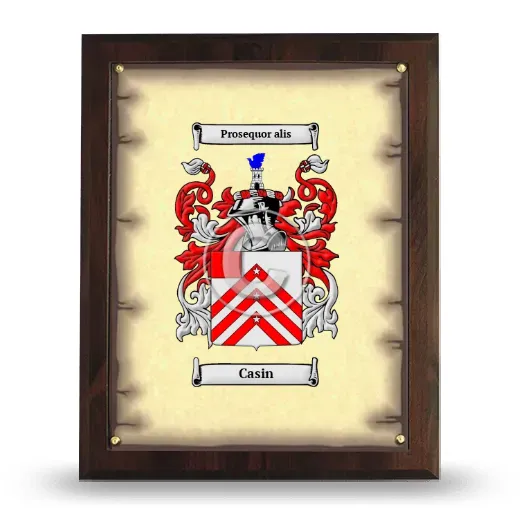 Casin Coat of Arms Plaque