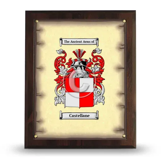 Castellane Coat of Arms Plaque