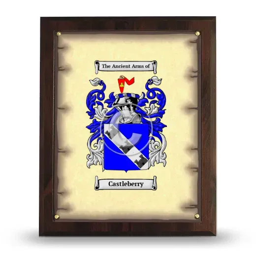 Castleberry Coat of Arms Plaque