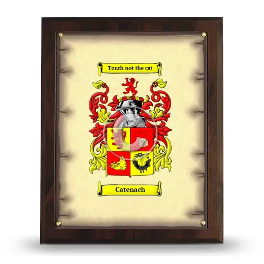 Catenach Coat of Arms Plaque