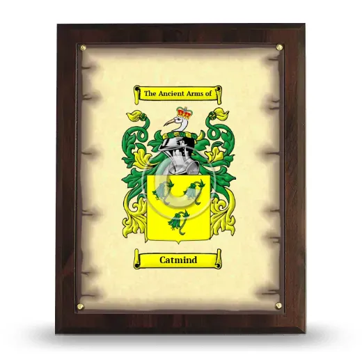Catmind Coat of Arms Plaque