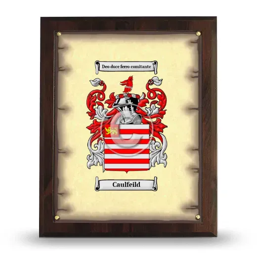 Caulfeild Coat of Arms Plaque