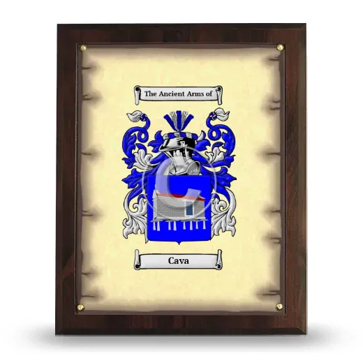 Cava Coat of Arms Plaque