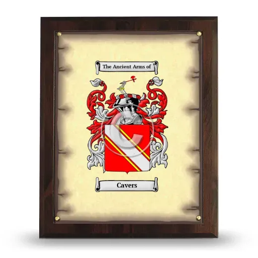 Cavers Coat of Arms Plaque