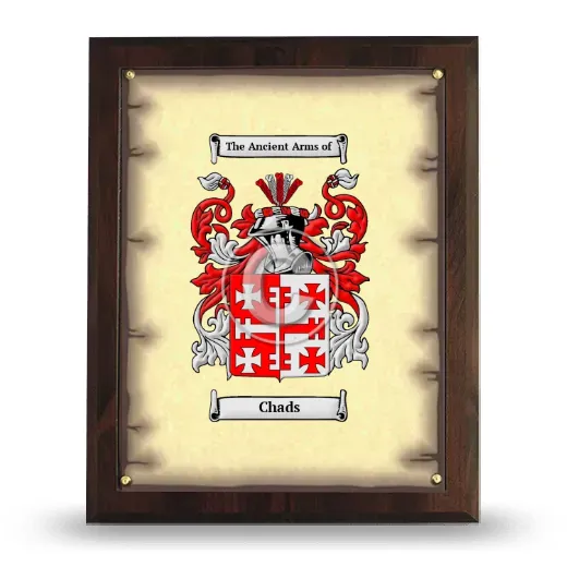 Chads Coat of Arms Plaque