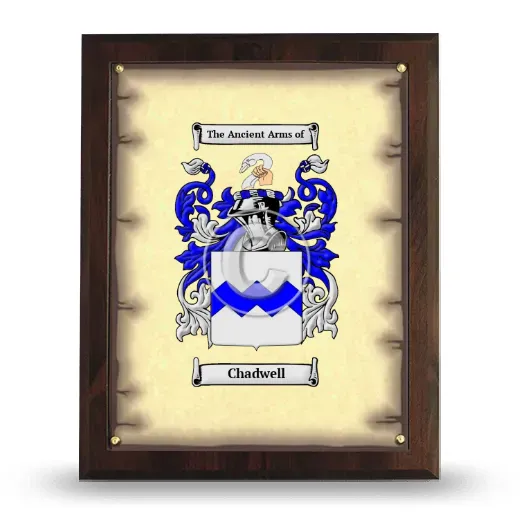 Chadwell Coat of Arms Plaque