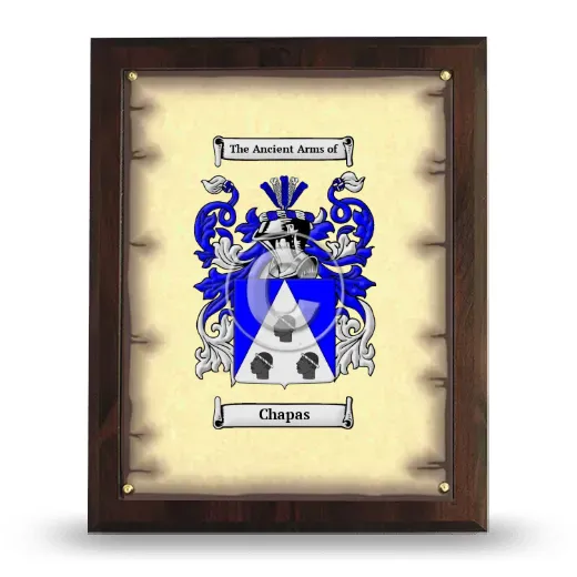 Chapas Coat of Arms Plaque