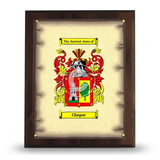 Chapat Coat of Arms Plaque