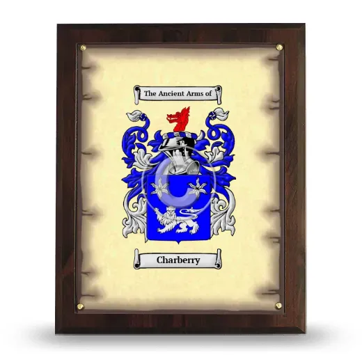 Charberry Coat of Arms Plaque