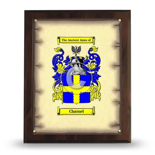 Charnel Coat of Arms Plaque