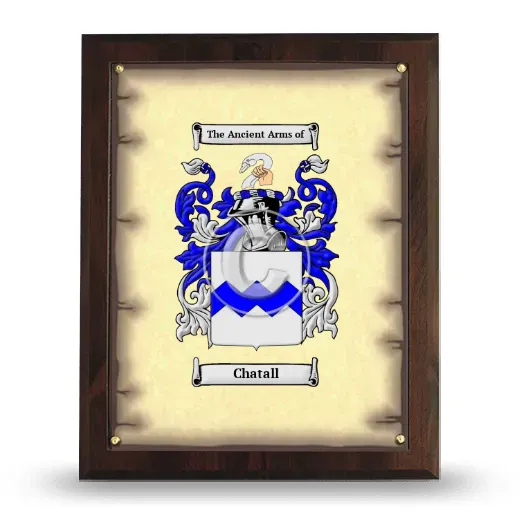 Chatall Coat of Arms Plaque