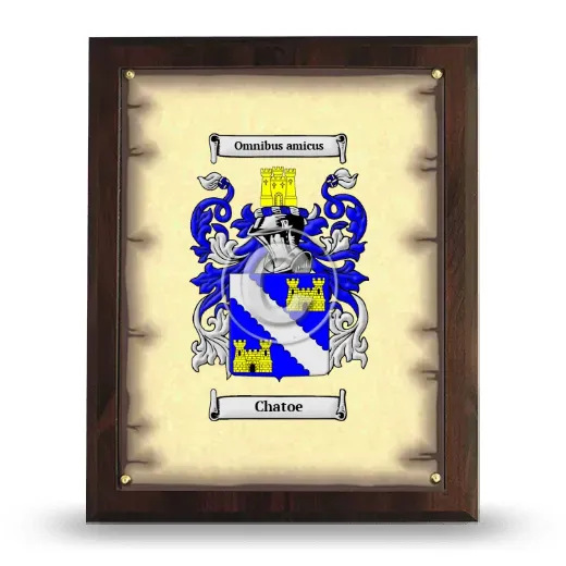 Chatoe Coat of Arms Plaque