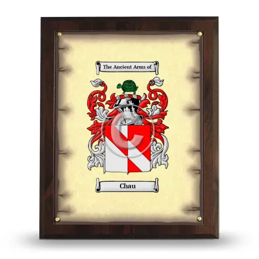 Chau Coat of Arms Plaque