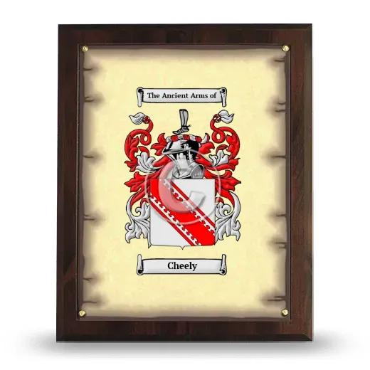 Cheely Coat of Arms Plaque