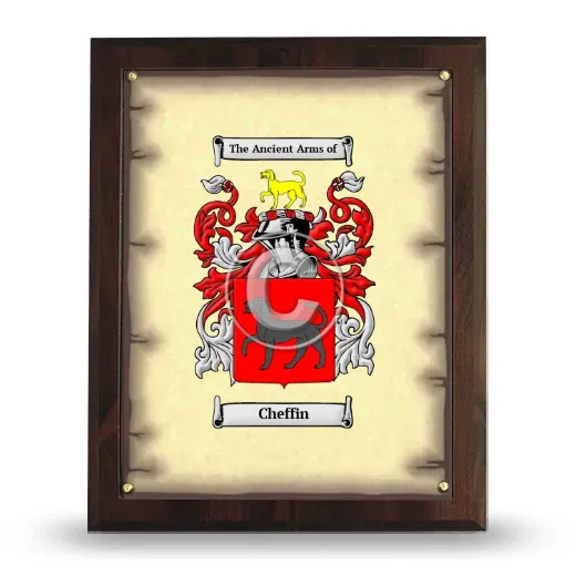 Cheffin Coat of Arms Plaque