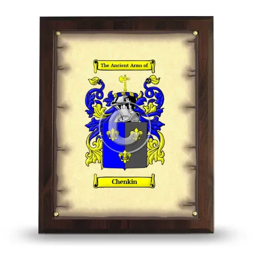 Chenkin Coat of Arms Plaque